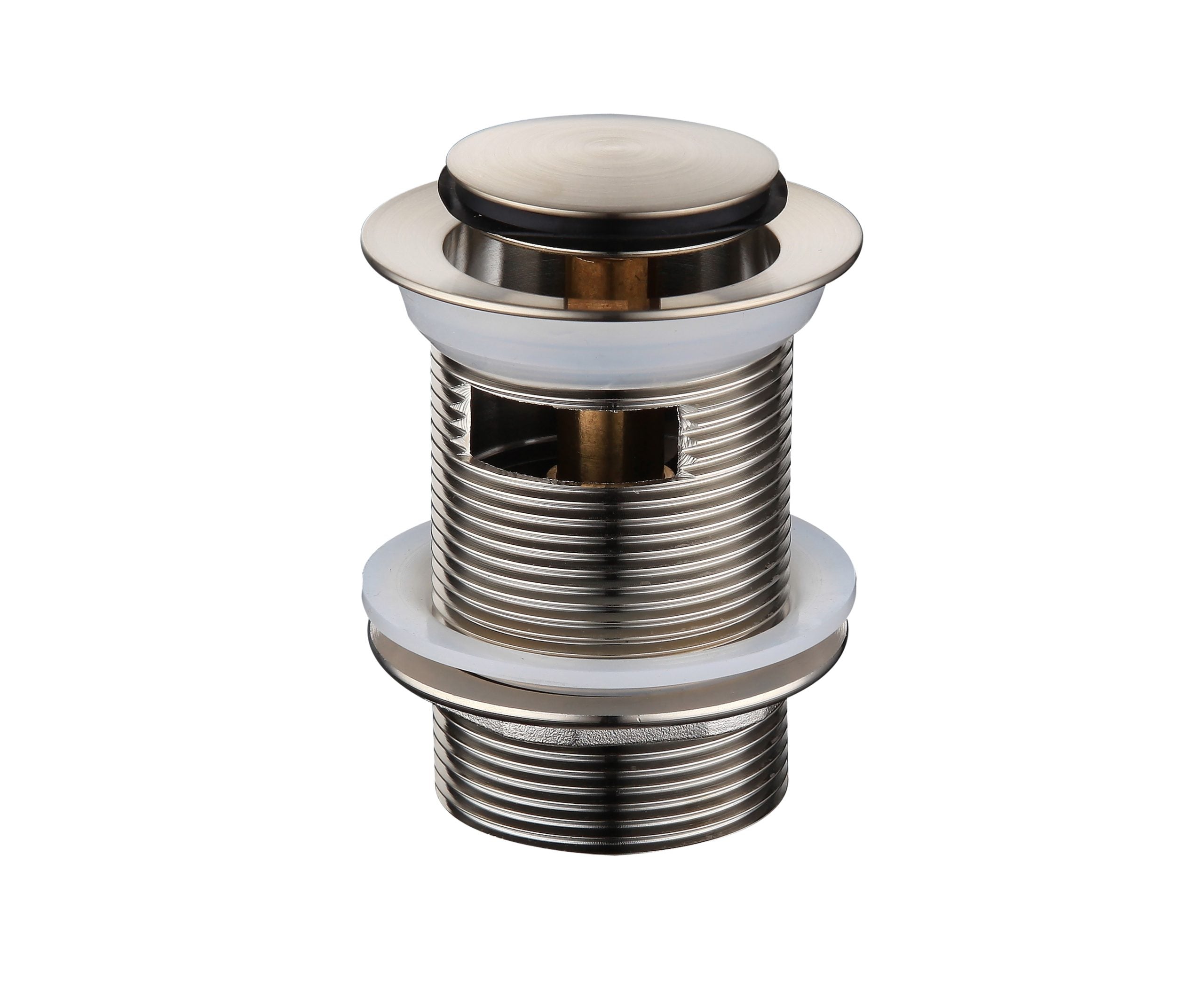 Modern National Pop-Up Waste 32mm with Overflow - Warm Brushed Nickel — PW32BN