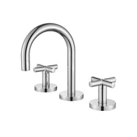 Modern National Cross Handle Ryker Basin Set 1/4 Turn - Chrome — RYK001