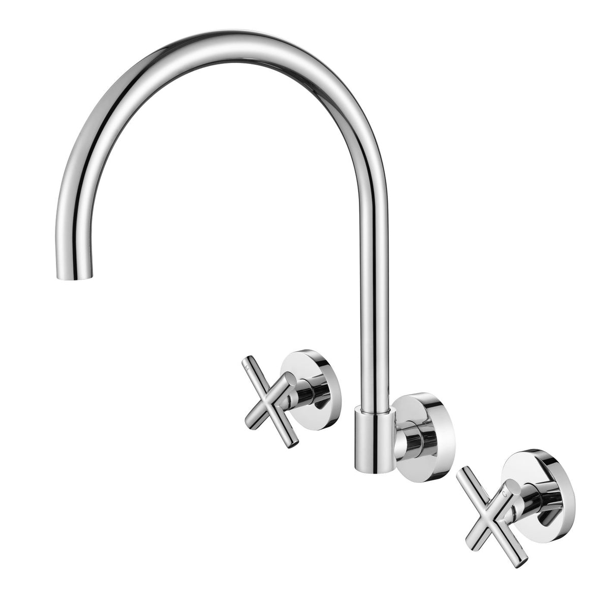 Modern National Ryker Wall Sink Set 1/4 Turn - Chrome — RYK007