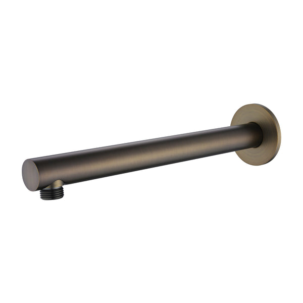 Modern National Star 300mm Mini Wall Shower Arm - Antique Brass