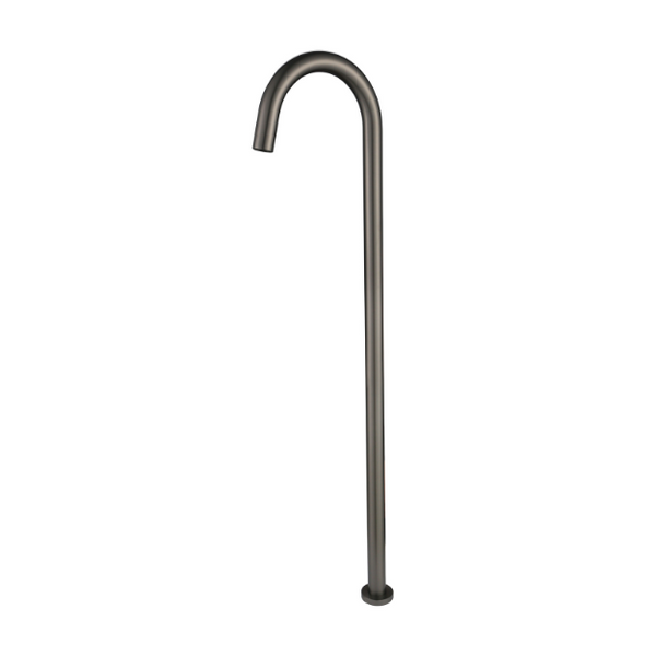 Modern National Star Freestanding Bath Spout - Gunmetal