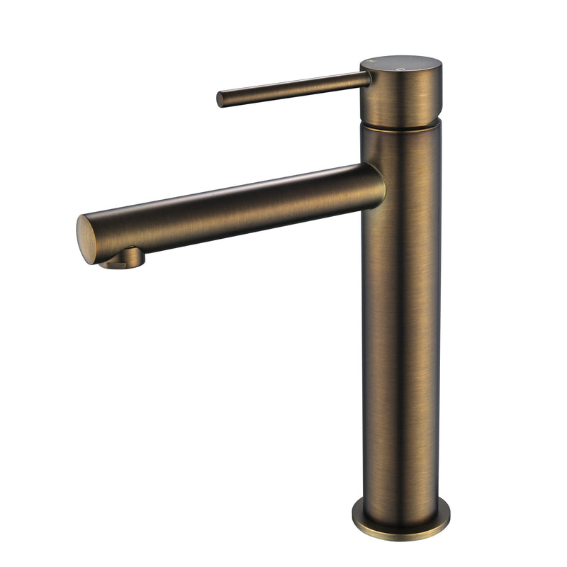 Modern National Star Mini Mid-Rise Basin Mixer - Antique Brass — STRM001.5AB