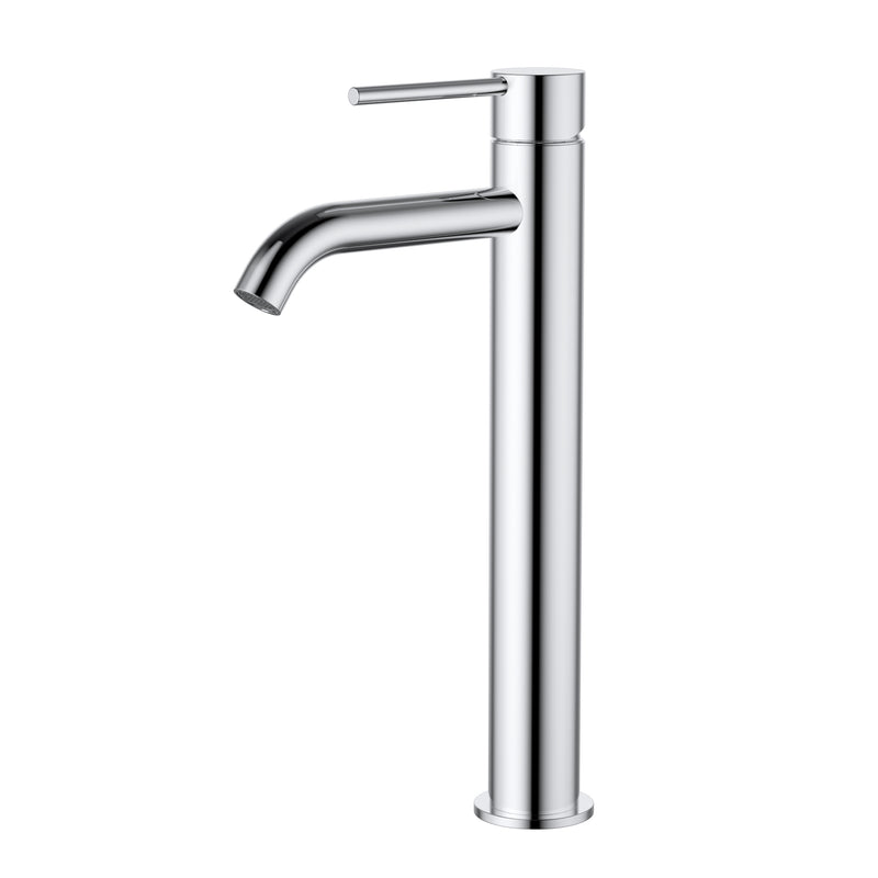 Modern National Star Mini Tall Basin Mixer Curved Spout - Chrome — STRM002-1