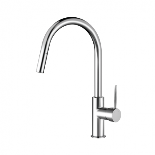 Modern National Star Mini Pull-Out Kitchen Mixer - Chrome — STRM005