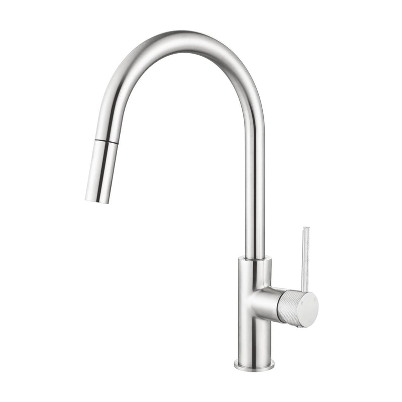 Modern National Star Mini Pull-Out Kitchen Mixer with Knurled Handle - Chrome — STRM005+STRM004-H2
