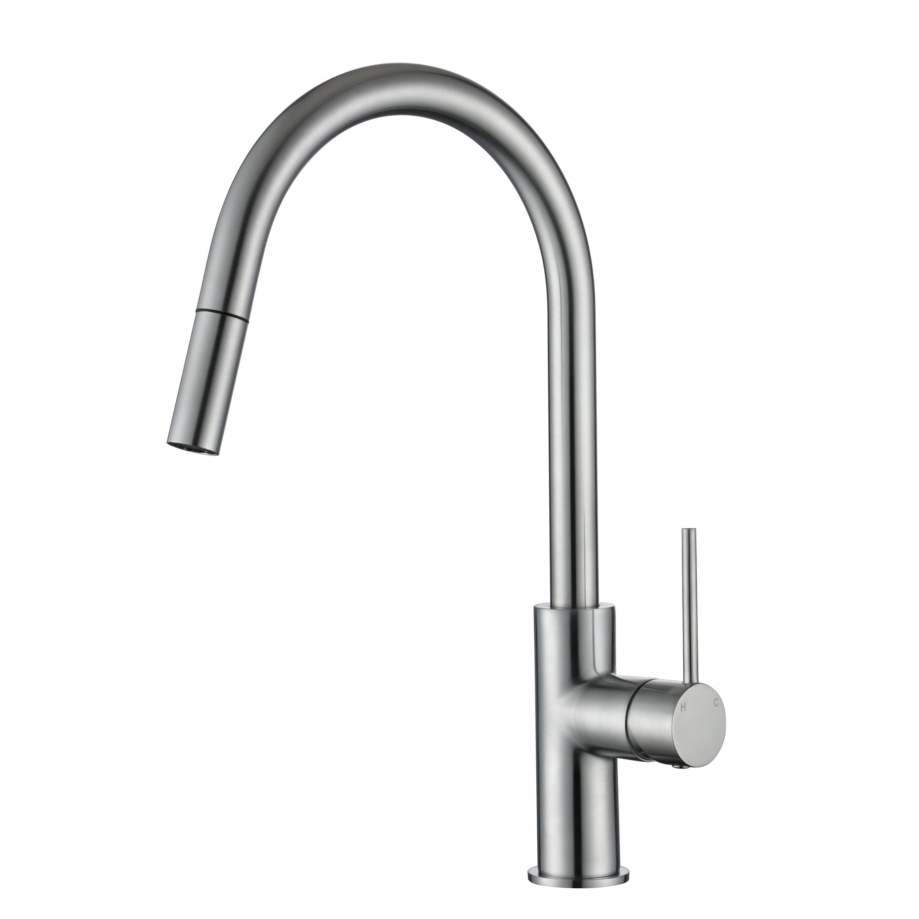 Modern National Star Mini Pull-Out Kitchen Mixer - Brushed Chrome — STRM005BC