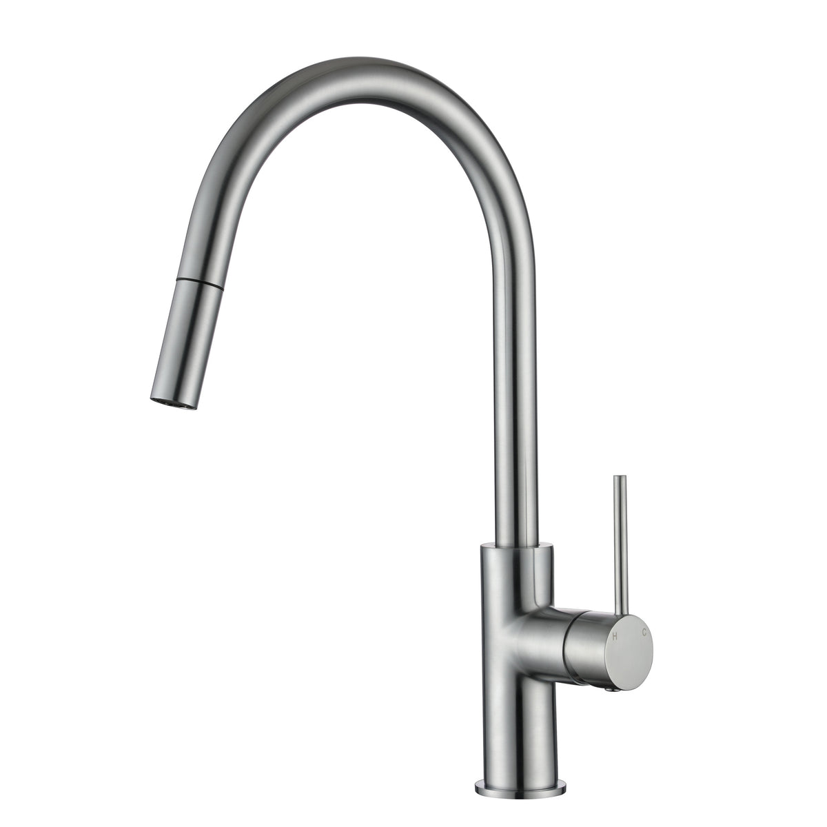 Modern National Star Mini Pull-Out Kitchen Mixer - Brushed Chrome — STRM005BC