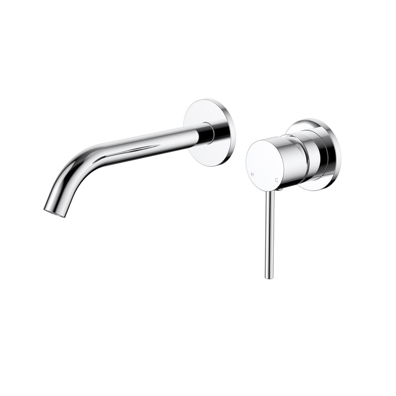 Modern National Star Mini Wall Combination Small Backplate - Chrome — STRM007-1
