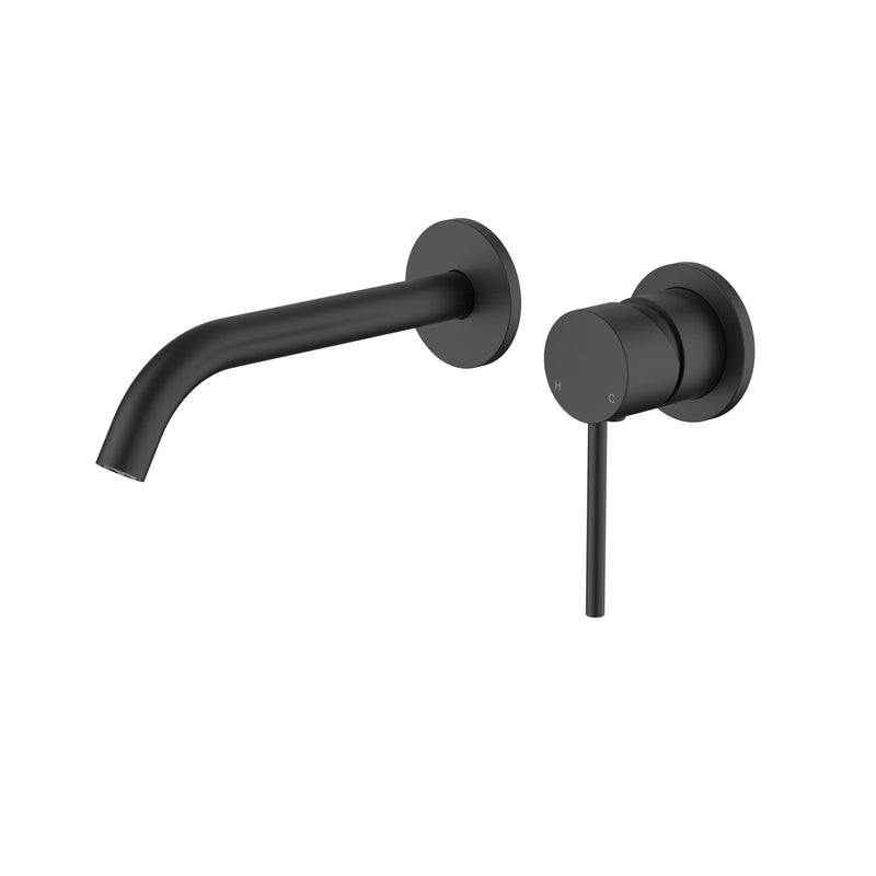 Modern National Star Mini Wall Combination Small Backplate - Matte Black — STRM007-1BK
