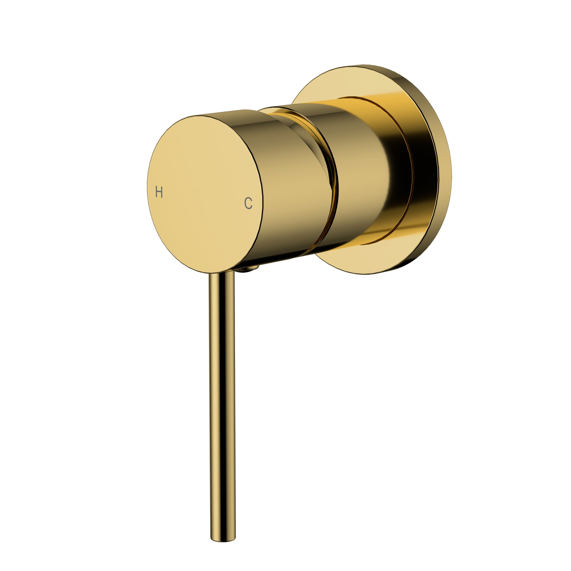 Modern National Star Mini Shower Mixer 60mm - Polished Gold (Polished Brass) — STRM008-1PB