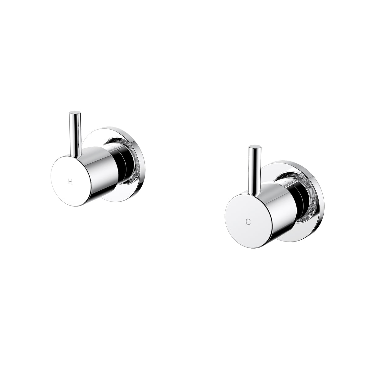 Modern National Star Mini Wall Top Assemblies - Chrome — STRM017