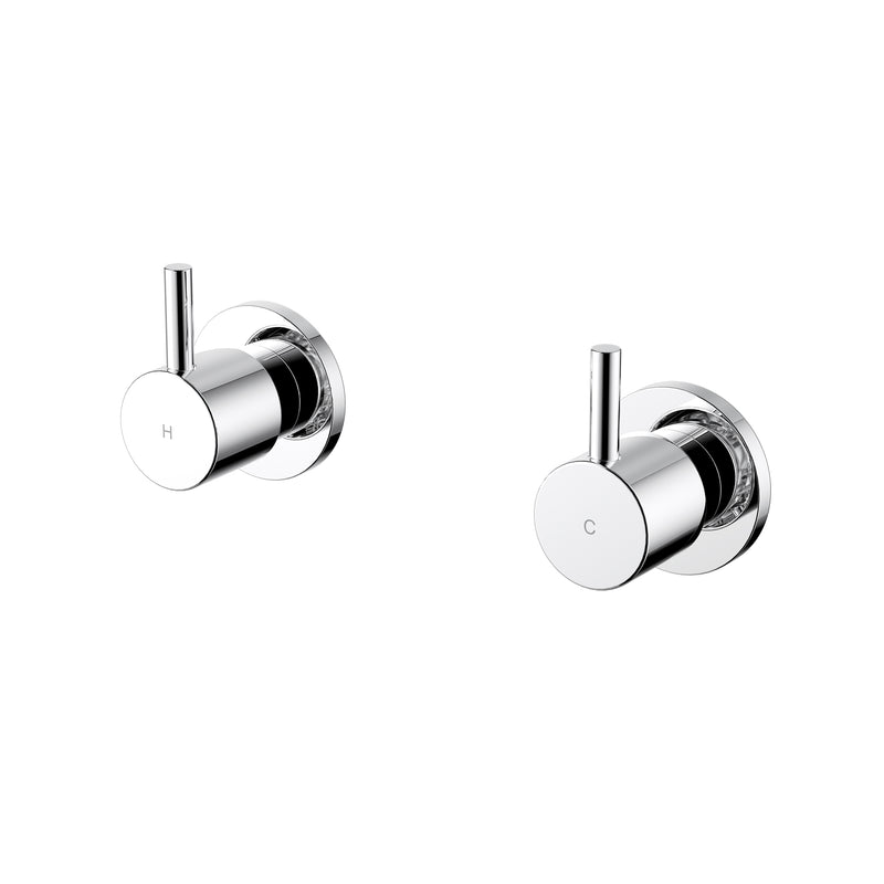 Modern National Star Mini Wall Top Assemblies - Chrome — STRM017