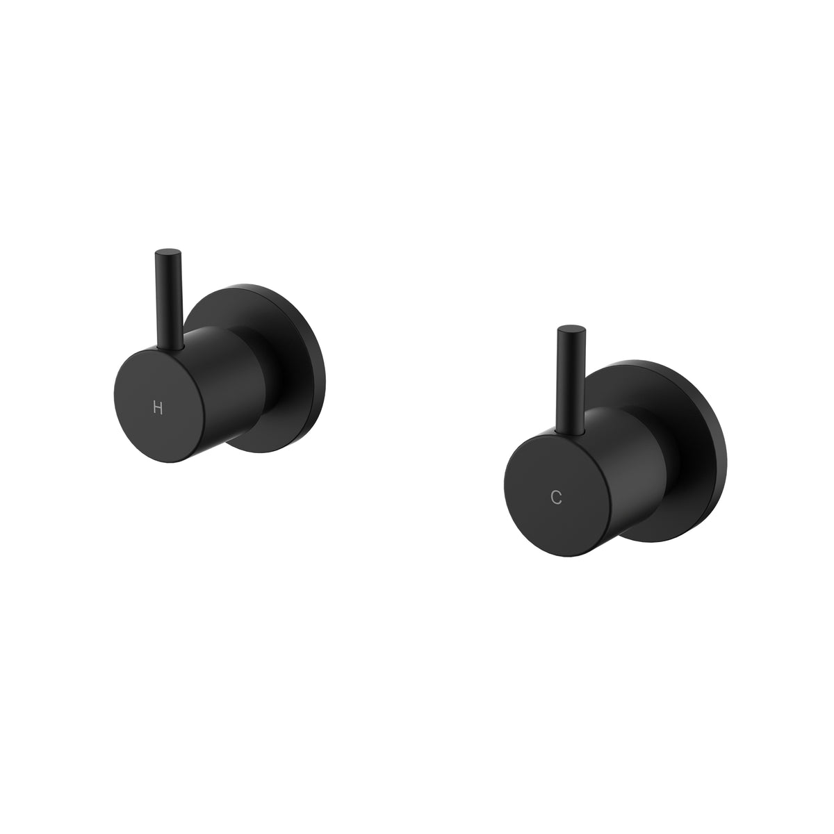 Modern National Star Mini Wall Top Assemblies - Matte Black — STRM017BK