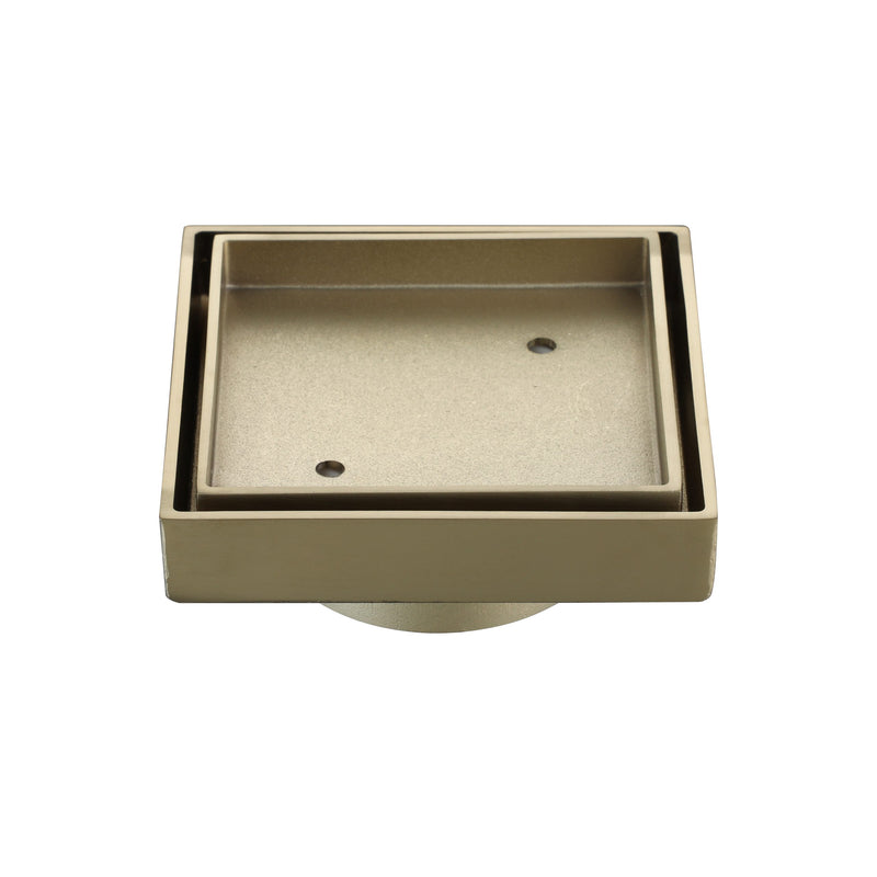 Modern National Tile Insert 75mm - Brushed Gold (Brushed Bronze) — TFS075BM