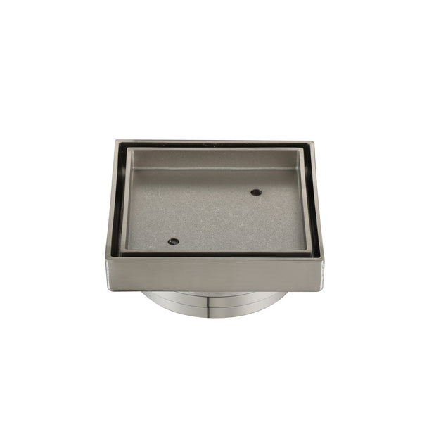 Modern National Tile Insert 95mm - Warm Brushed Nickel