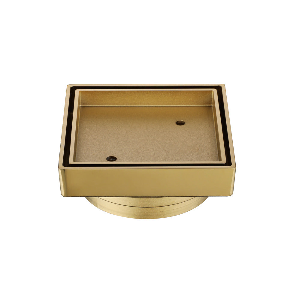 Modern National Tile Insert 95mm - Polished Gold (Polished Brass) — TFS095PB