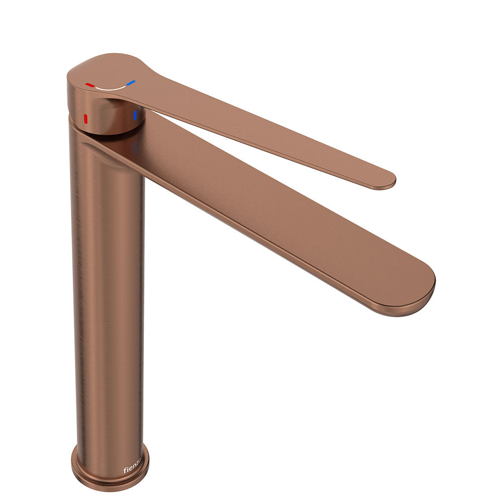 Empire Care Cold Start Tall Basin Mixer, Brushed Copper - product view 2