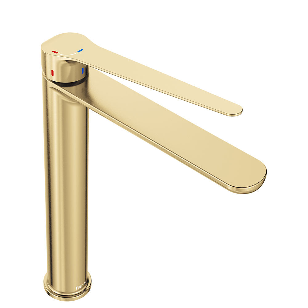 Empire Care Cold Start Tall Basin Mixer, Urban Brass - product view 2