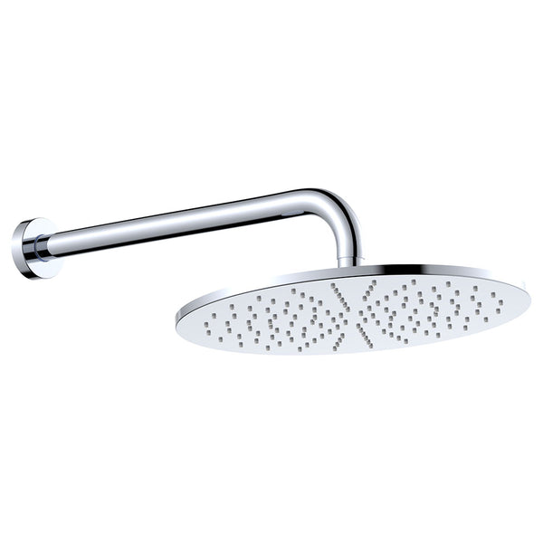 Fienza Empire Slim Shower Head and Arm Set - Chrome