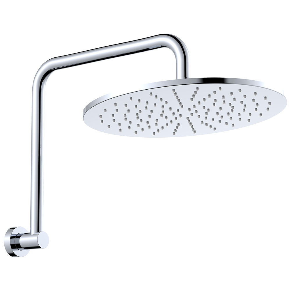 Empire Slim Gooseneck Shower Arm Set, Chrome