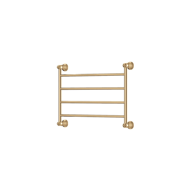 Lillian Heated Towel Rail, 600 x 450mm, Urban Brass