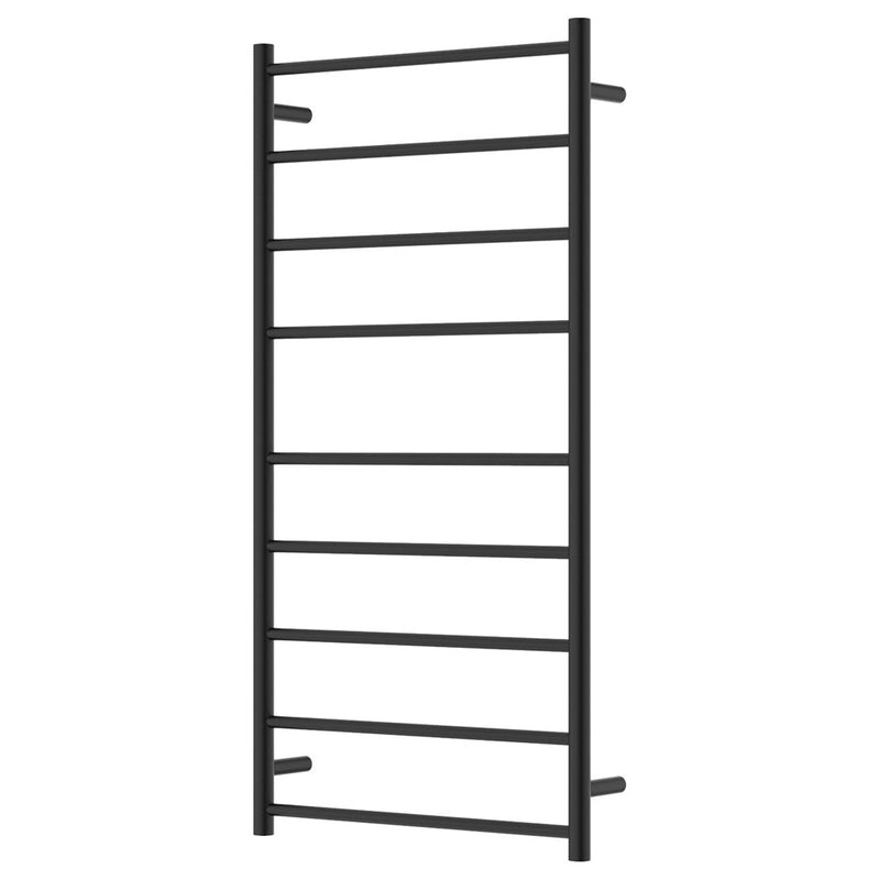 Isabella Heated Towel Rail, 600 x 1200mm, Matte Black