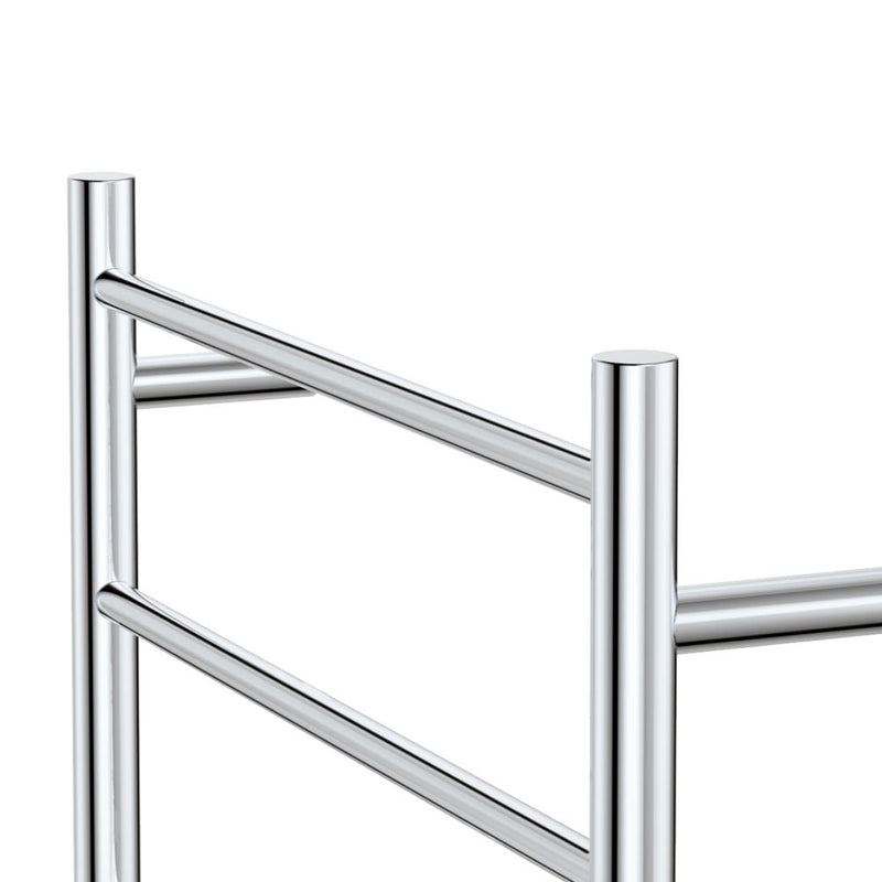 Isabella Heated Towel Rail, 600 x 550mm, Chrome - product view 3