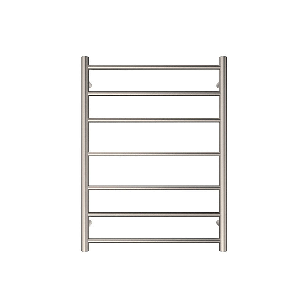 Isabella Heated Towel Rail, 600 x 800mm, Brushed Nickel - product view 2