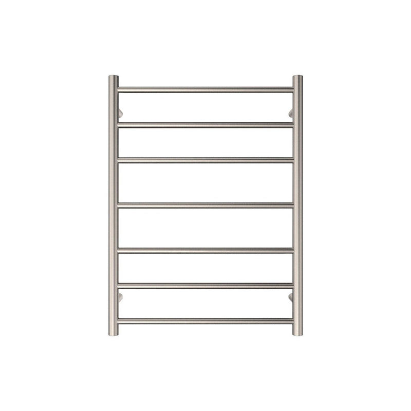 Isabella Heated Towel Rail, 600 x 800mm, Brushed Nickel - product view 2