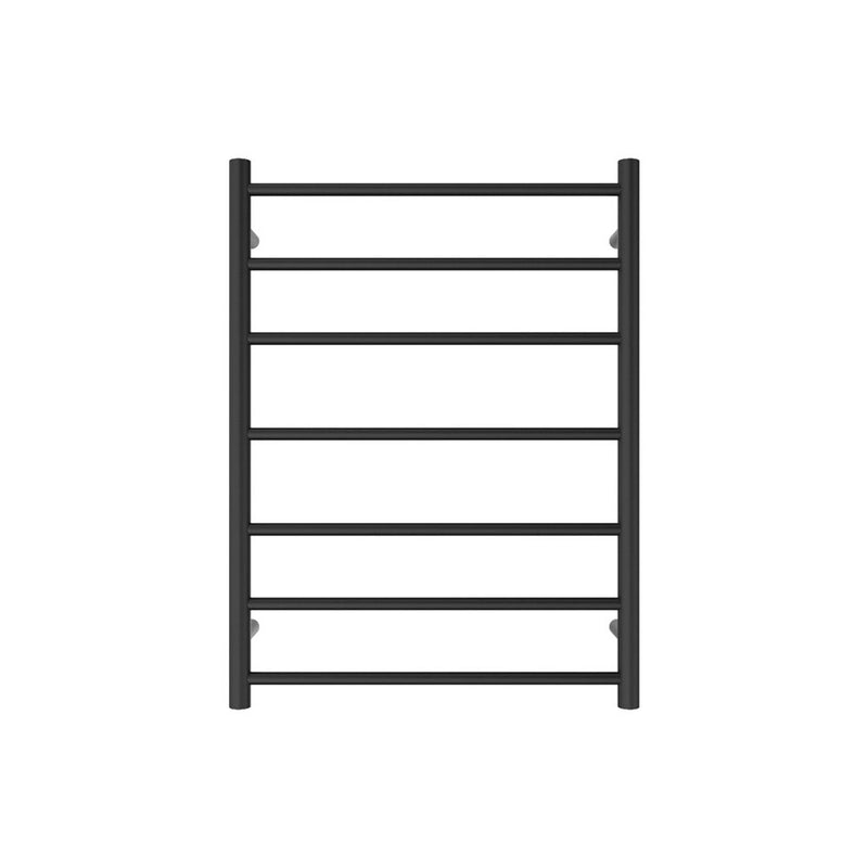 Isabella Heated Towel Rail, 600 x 800mm, Matte Black - product view 2