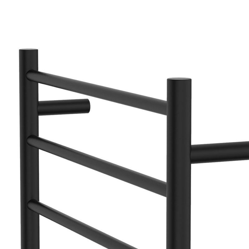 Isabella Heated Towel Rail, 600 x 800mm, Matte Black - product view 3