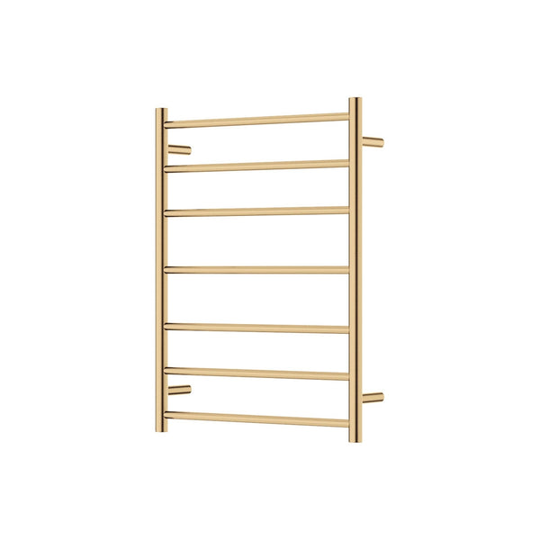 Fienza Isabella Heated Towel Rail, 600 x 800mm - Brushed Gold (Urban Brass)