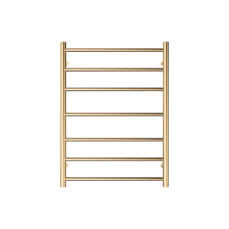 Isabella Heated Towel Rail, 600 x 800mm, Urban Brass - product view 2