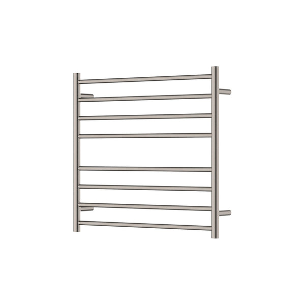 Fienza Isabella Heated Towel Rail, 750 x 700mm - Brushed Nickel