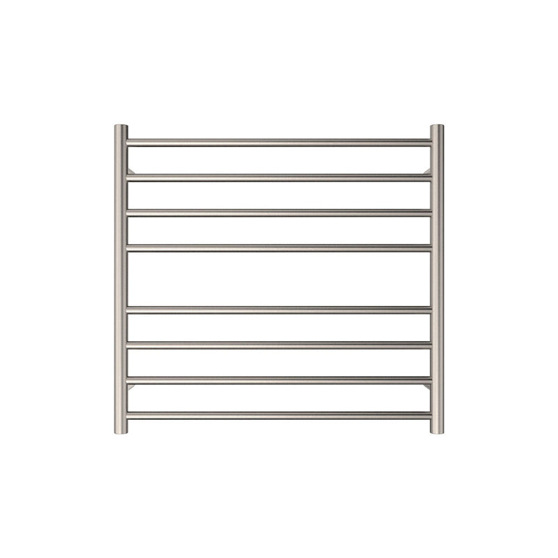 Isabella Heated Towel Rail, 750 x 700mm, Brushed Nickel - product view 2