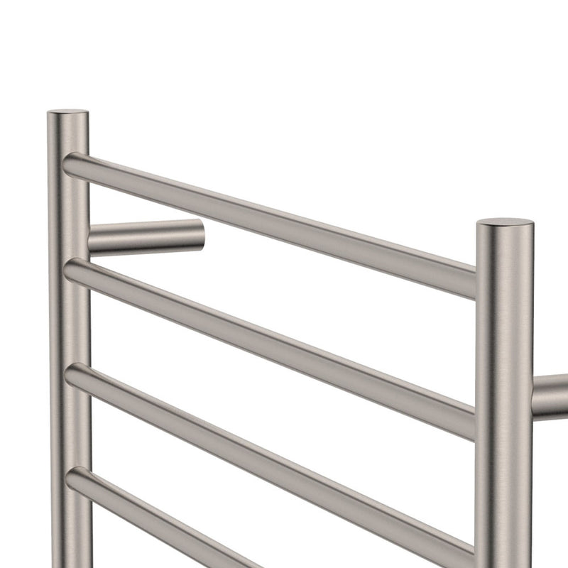 Isabella Heated Towel Rail, 750 x 700mm, Brushed Nickel - product view 3