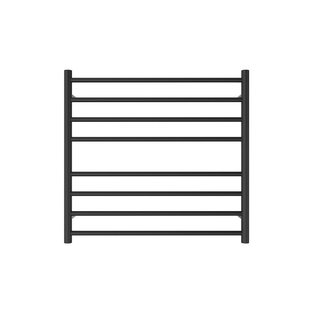 Isabella Heated Towel Rail, 750 x 700mm, Matte Black - product view 2