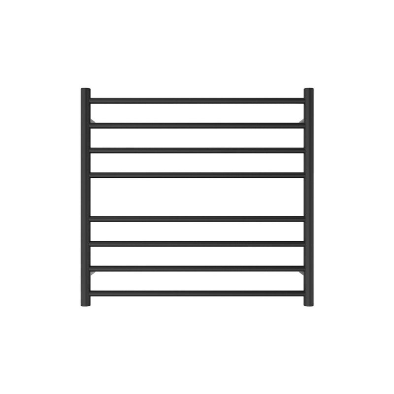 Isabella Heated Towel Rail, 750 x 700mm, Matte Black - product view 2