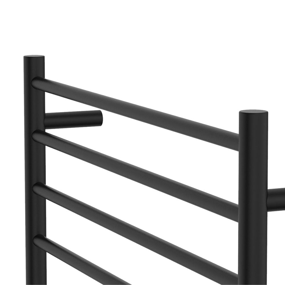 Isabella Heated Towel Rail, 750 x 700mm, Matte Black - product view 3