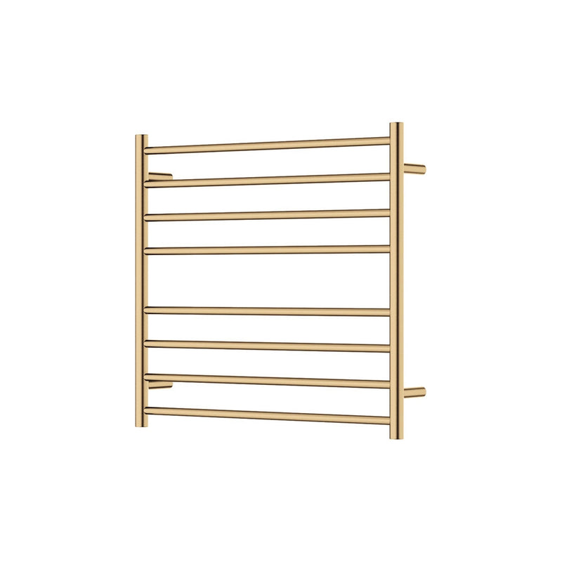 Isabella Heated Towel Rail, 750 x 700mm, Urban Brass