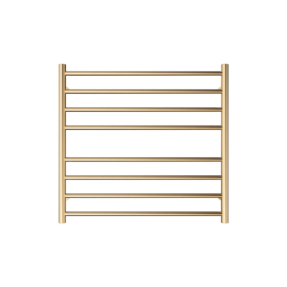 Isabella Heated Towel Rail, 750 x 700mm, Urban Brass - product view 2