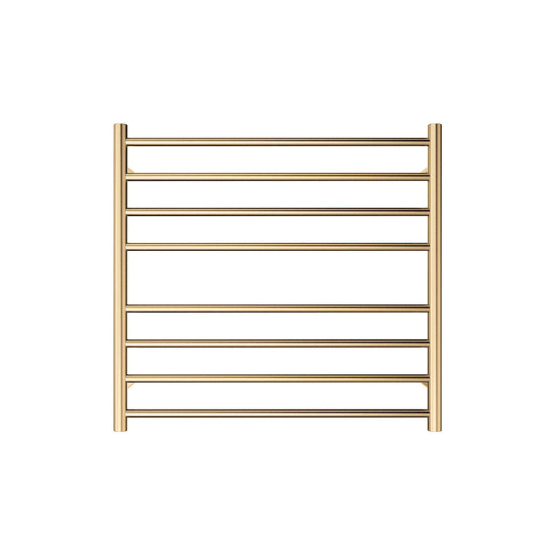 Isabella Heated Towel Rail, 750 x 700mm, Urban Brass - product view 2