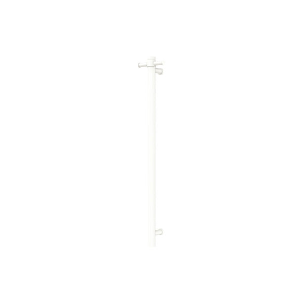 Fienza Isabella Vertical Heated Towel Rail, 100 x 900mm - Matte White