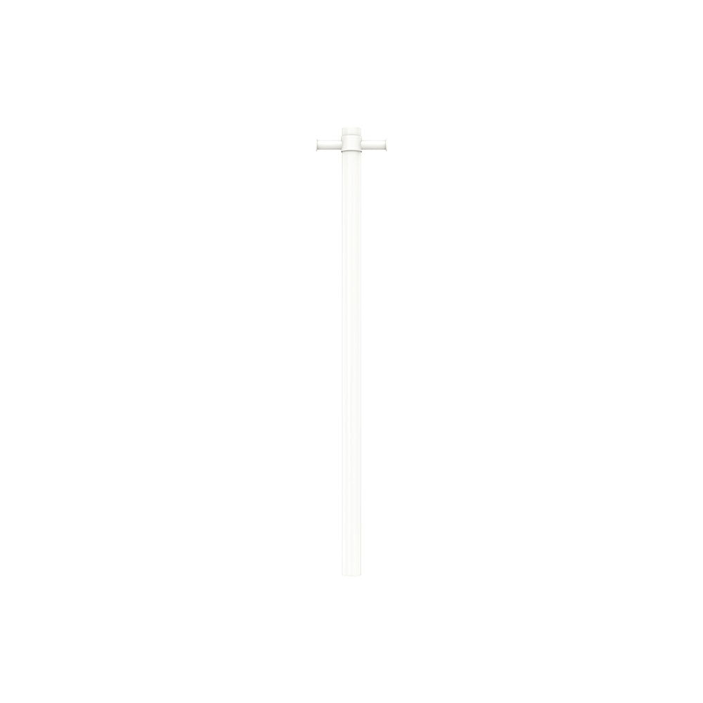 Isabella Vertical Heated Towel Rail, 100 x 900mm, Matte White - product view 2