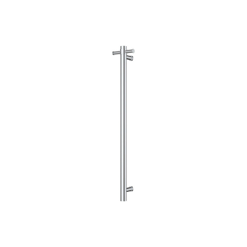Isabella Vertical Heated Towel Rail, 100 x 900mm, Chrome