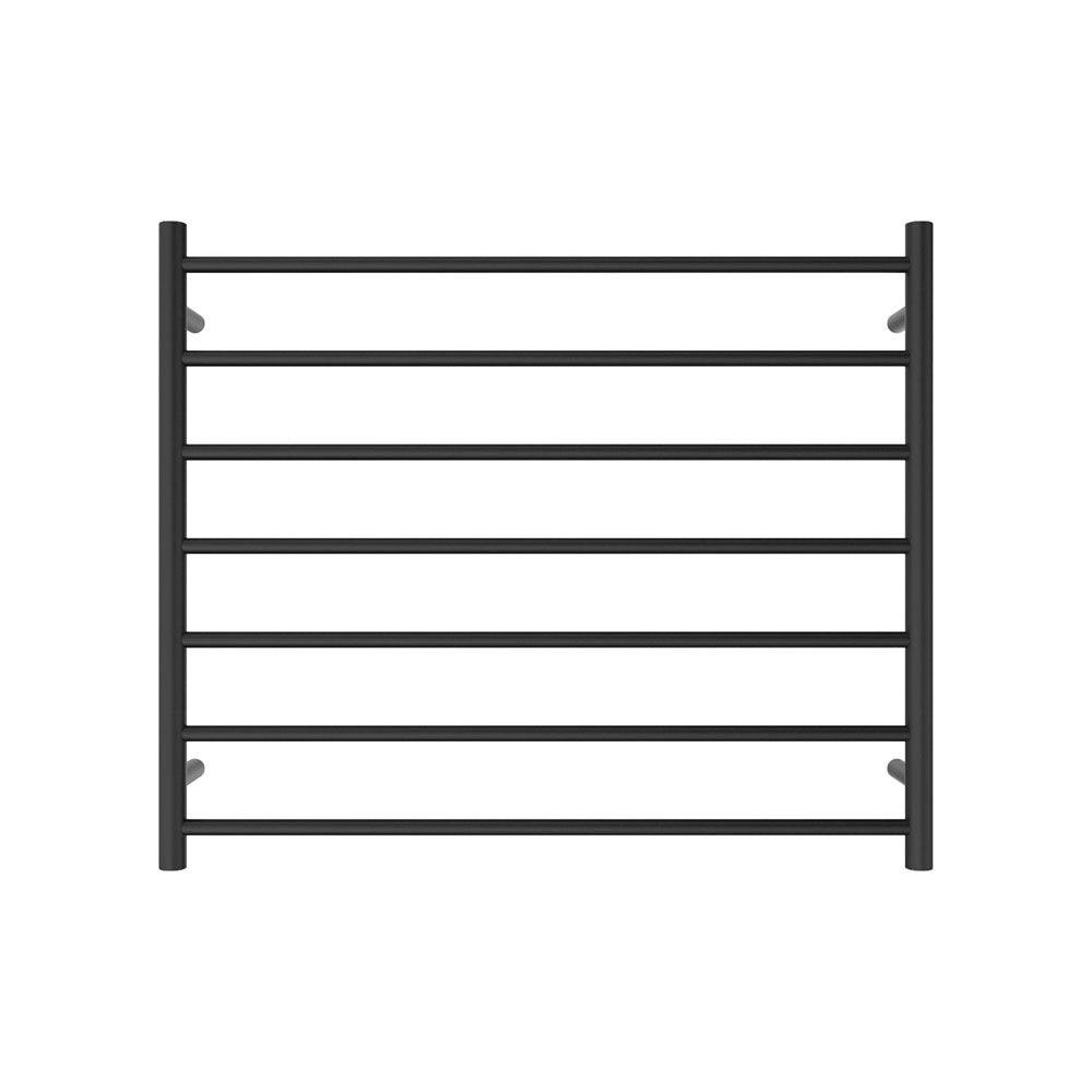 Isabella Heated Towel Rail, 900 x 750mm, Matte Black - product view 2