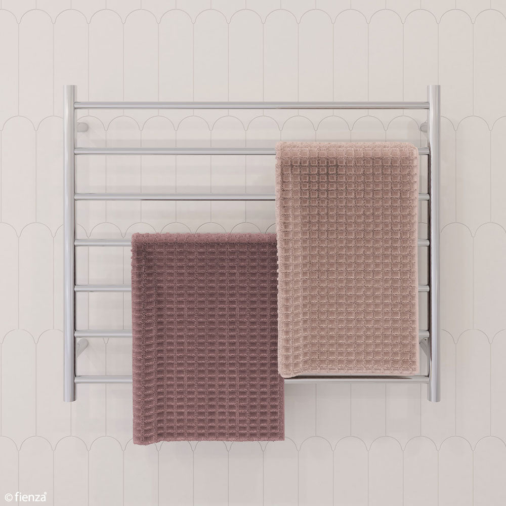Isabella Heated Towel Rail, 900 x 750mm, Chrome - product view 4