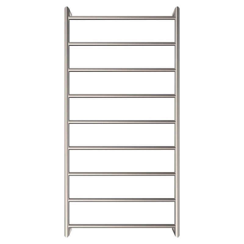 Kaya Heated Towel Rail, 600 x 1200mm, Brushed Nickel - product view 2