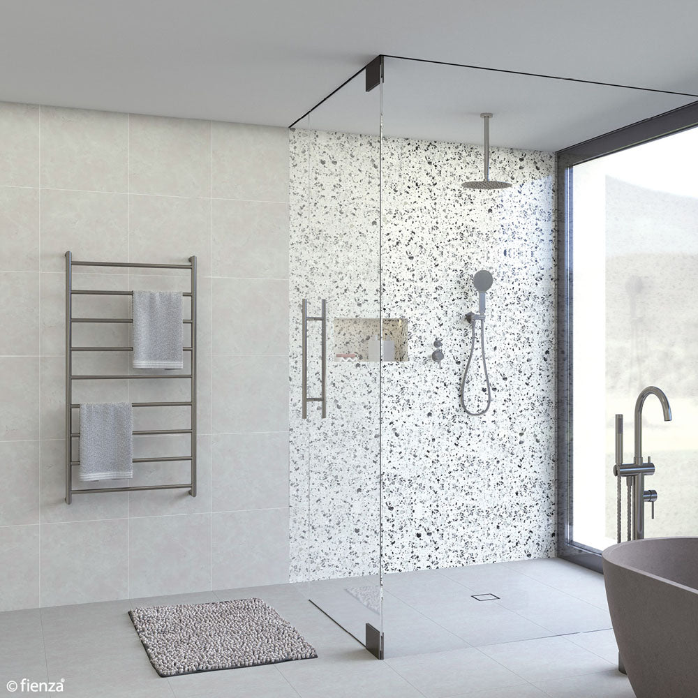 Kaya Heated Towel Rail, 600 x 1200mm, Gun Metal - product view 4