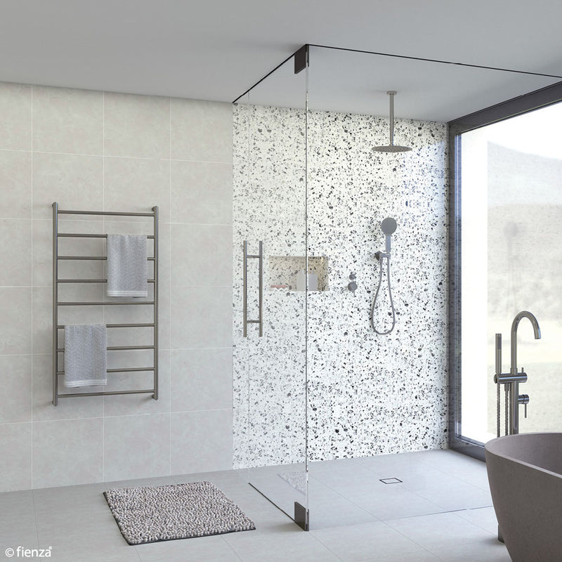 Kaya Heated Towel Rail, 600 x 1200mm, Gun Metal - product view 4